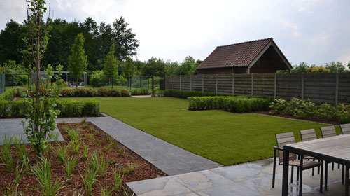 tuinaanleg in Meerhout